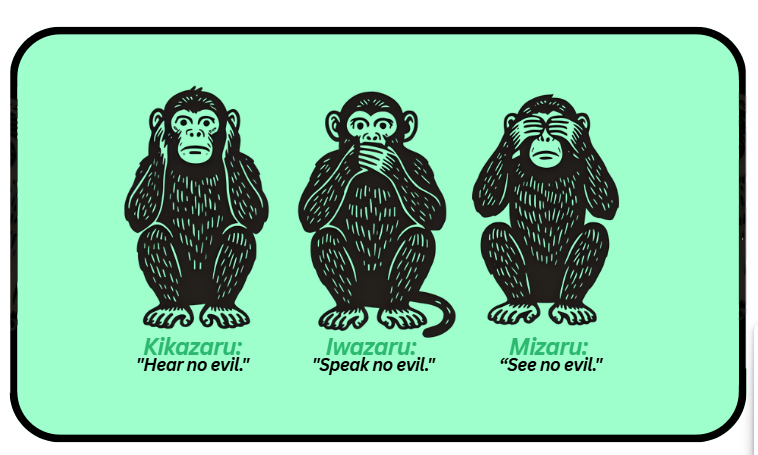 The Three Wise Monkeys: Ancient Wisdom for Modern Enlightenment 🐵✨